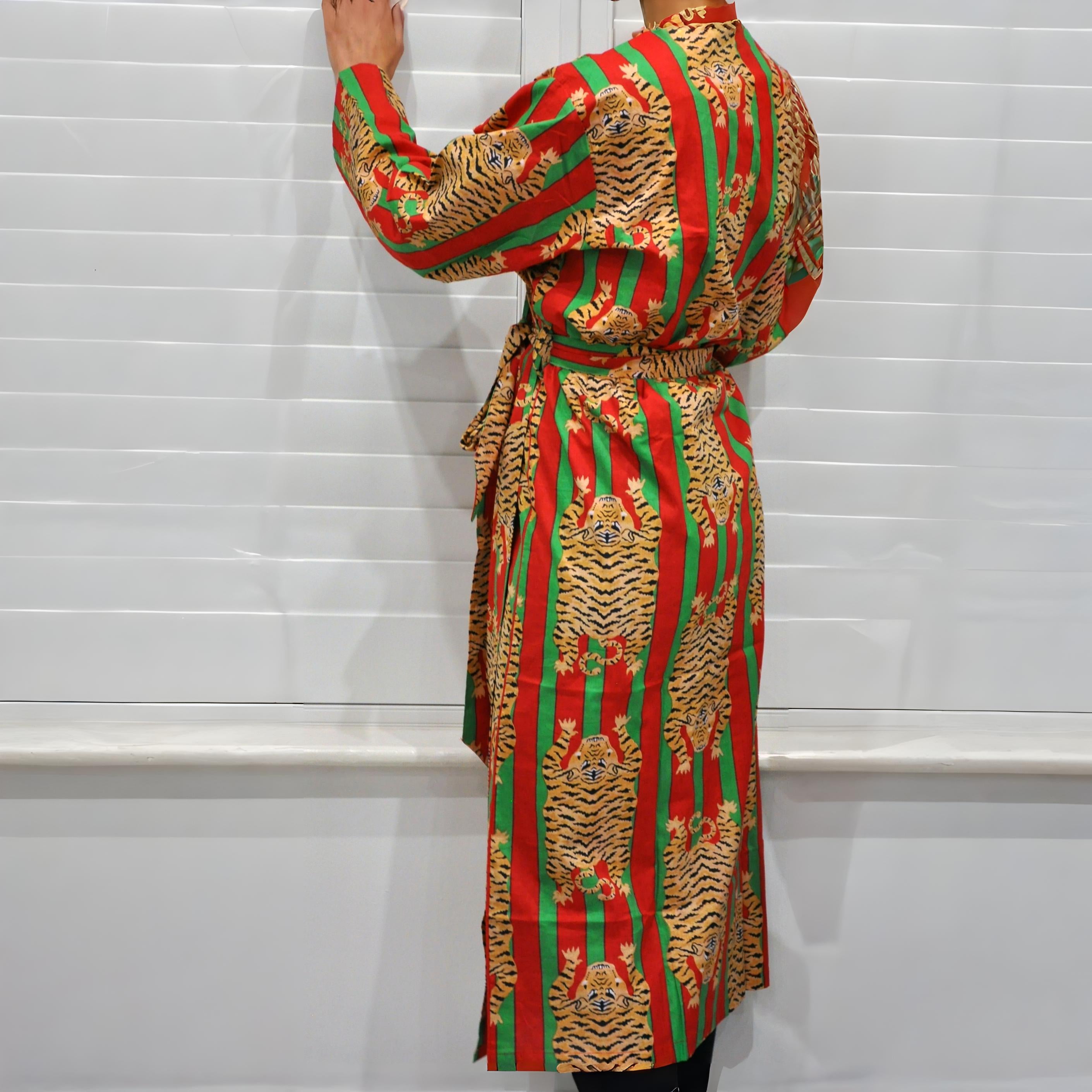 Bengal Tiger Red Robe